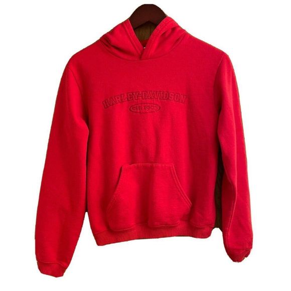 Harley-Davidson Tops - Harley Davidson Sweatshirt Hoodie  Women’s Size M  Red Made in USA